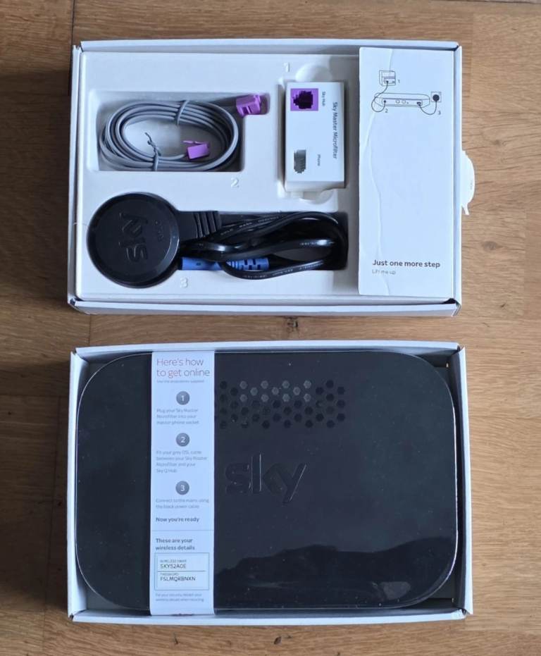 Sky Q Hub NEW Wireless Router WiFi ER115UK Model Dual Band