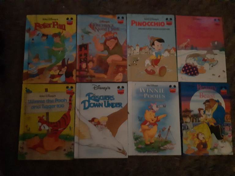 Disney Classic Book Collection – 8 Titles, Good Condition
