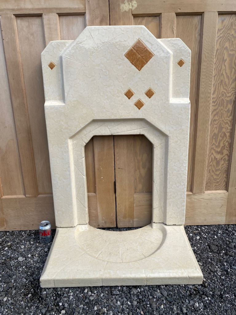 Art Deco 1920’s / 1930’s bedroom fireplace 