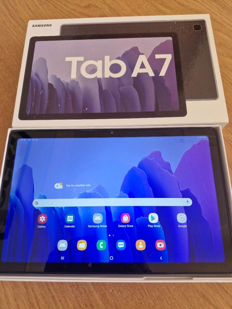 Samsung galaxy tab A7 10.5 inch wifi and sim 