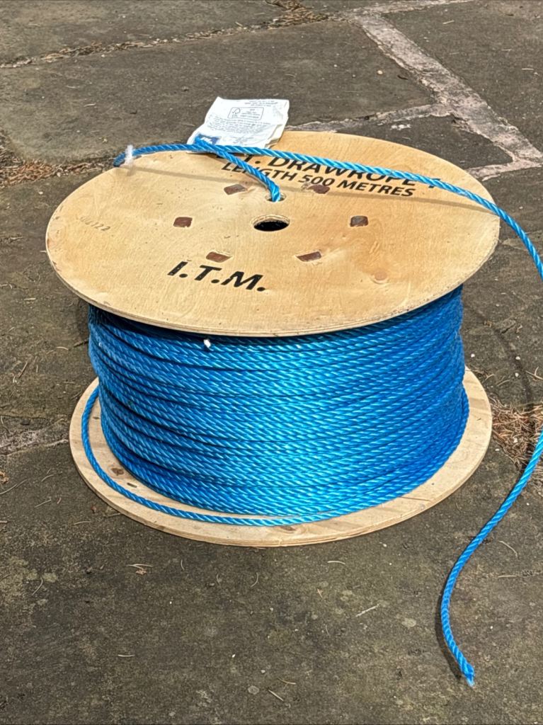 Plastic draw rope 6mm 