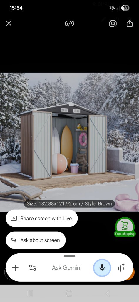 Metal shed