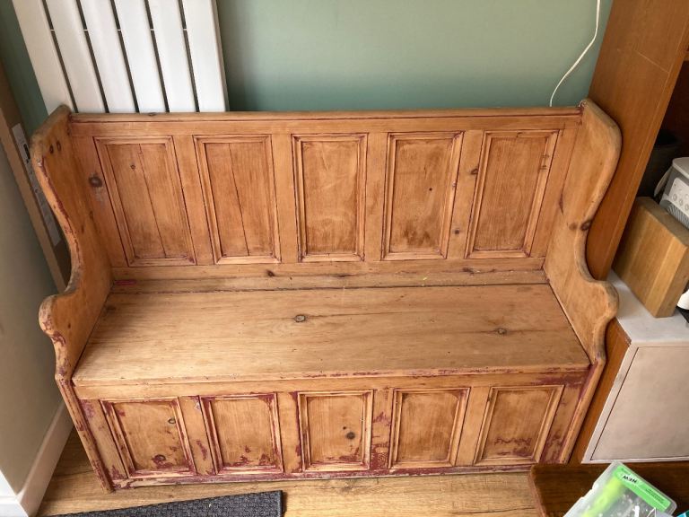 Monk Bench with storage 