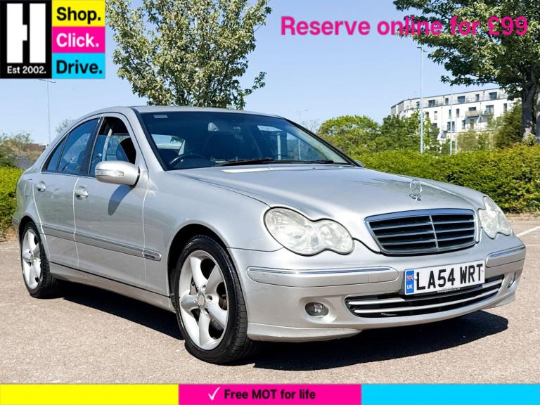 2004 Mercedes-Benz C Class 2.1 C220 CDI Avantgarde SE Saloon 4dr Diesel Automatic (178 g/km, 150 ...