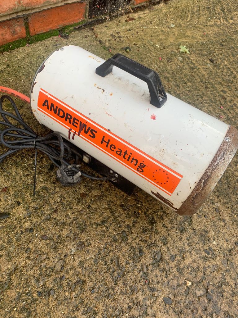 Andrews mini propane heater