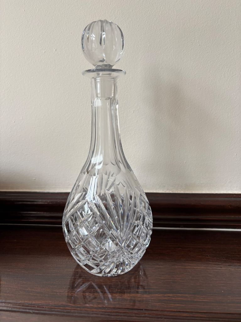 Crystal cut decanter £40 or nearest offer