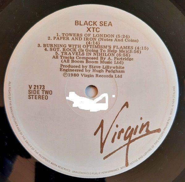 XTC - Black Sea LP - 1980 - Original New Zealand Pressing - VG+