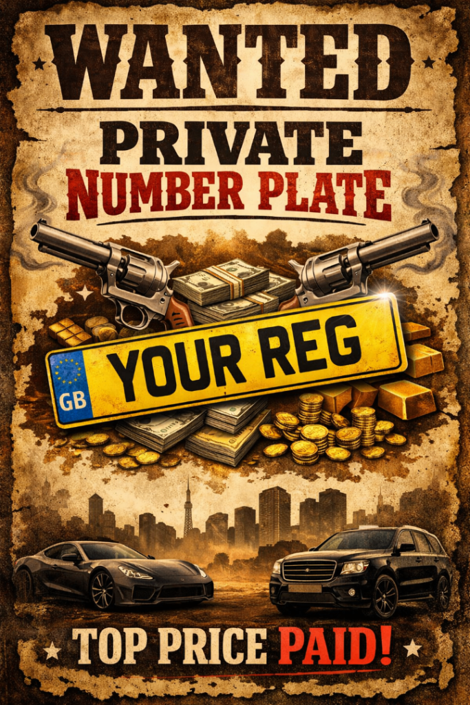 WANTED – Private Registration 4 digit Plates