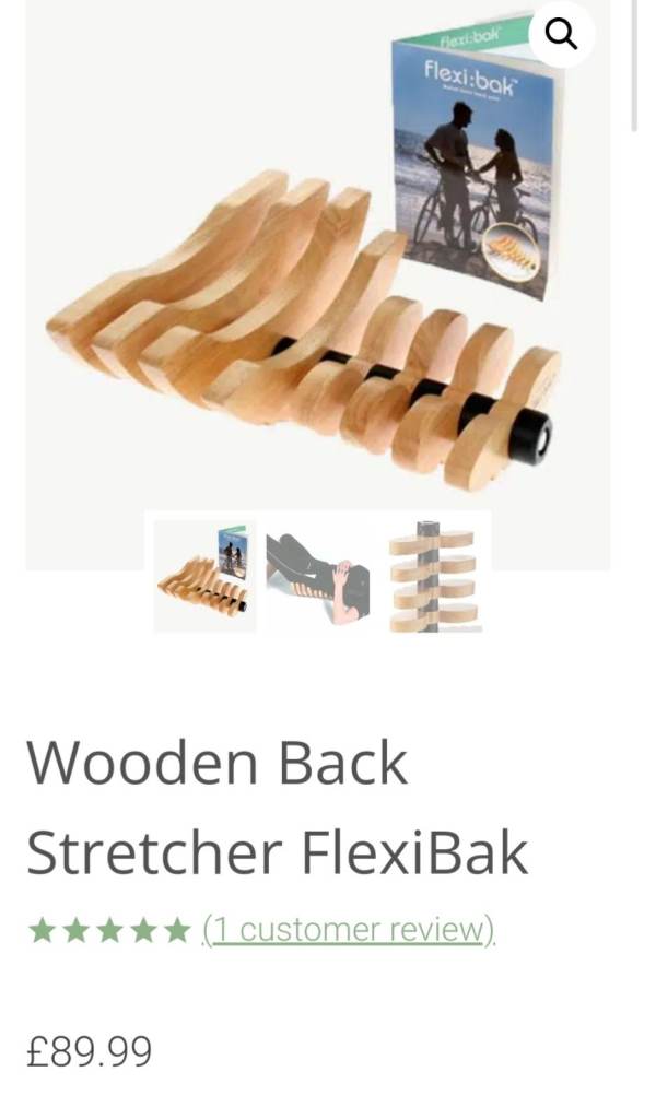 Flexi-bak for bad backs
