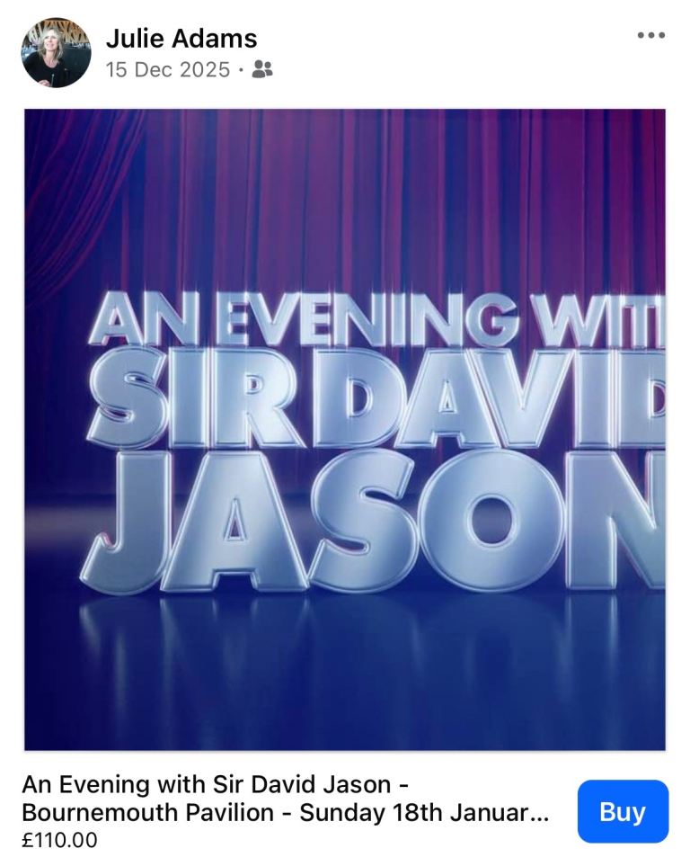 An Evening with David Jason - Bournemouth Pavillion Theatre