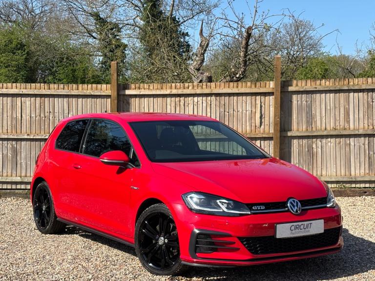 2017 Volkswagen Golf 2.0 TDI GTD 184BHP Red 3 Door MK7.5 Facelift FSH ULEZ