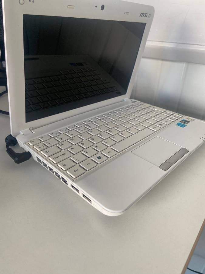 MSI Netbook Laptop - Arch Linux Console and Distraction Free Word Processor