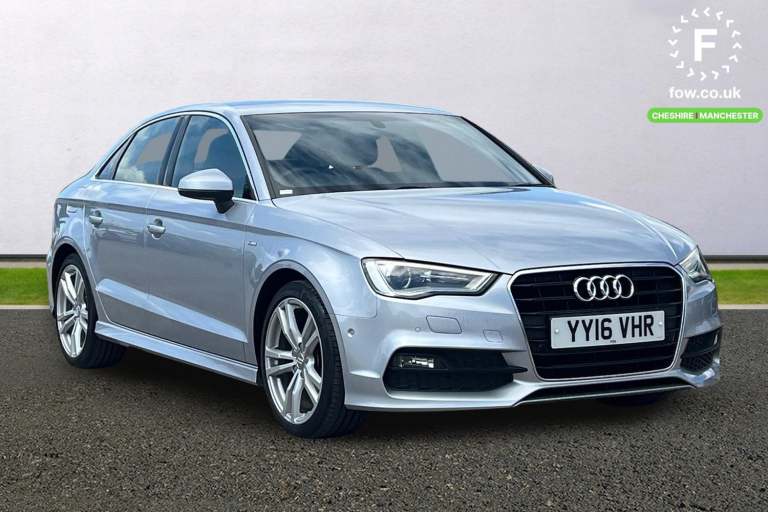 2016 Audi A3 1.4 TFSI 150 S Line 4dr [Nav] Saloon PETROL Manual