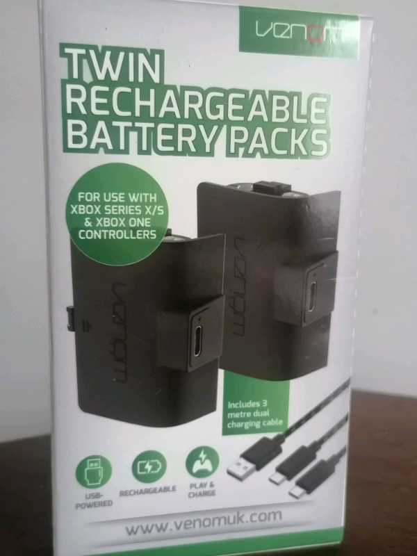 Twin rechargeable battery packs. Brand new 