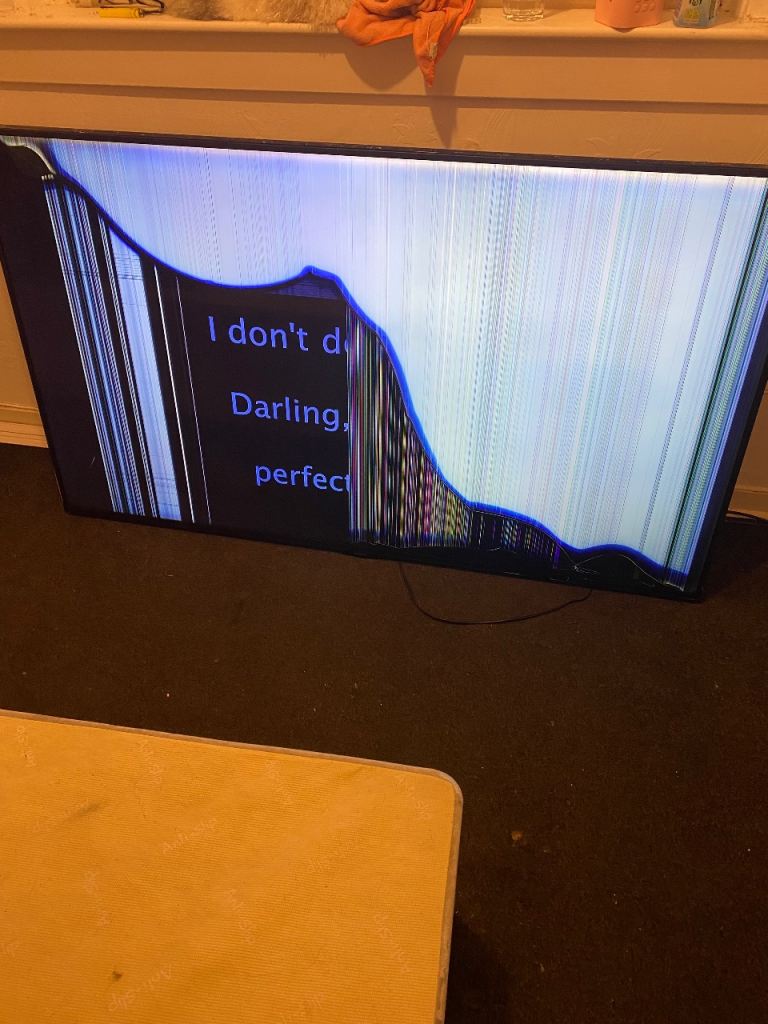 broken tv 