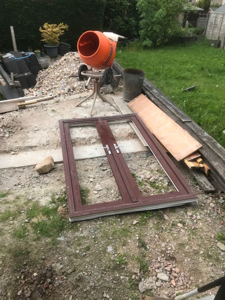 Pvc Double doors inward opening 