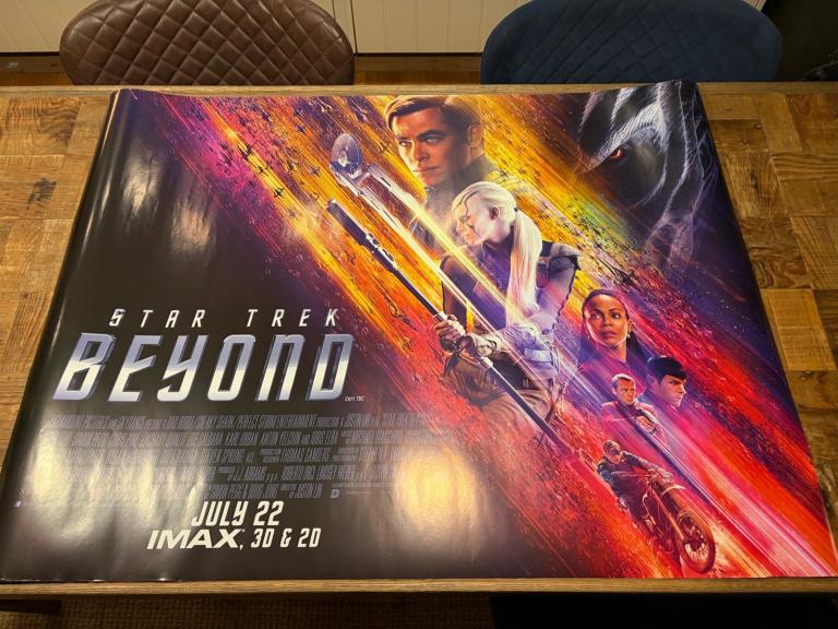 Star Trek Beyond 🎬 Original UK Cinema Poster 102x76cm New/Unused ✨🖖