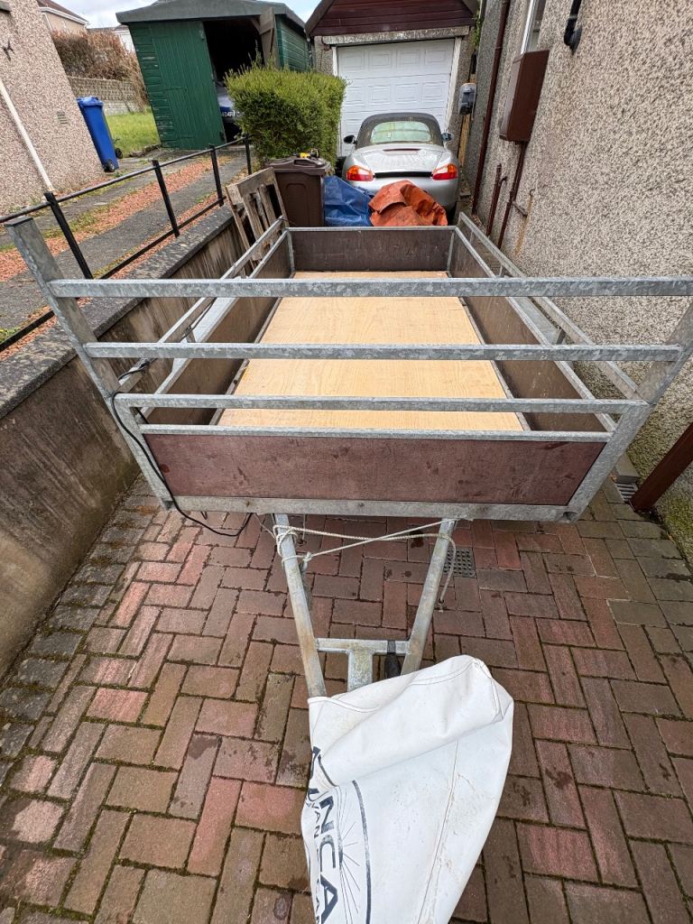Car trailer twin axle trailer 