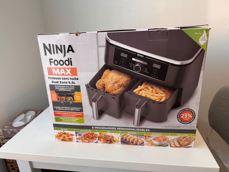 Ninja Foodi MAX Dual Zone AF400EU 9.5L Air Fryer - NEW