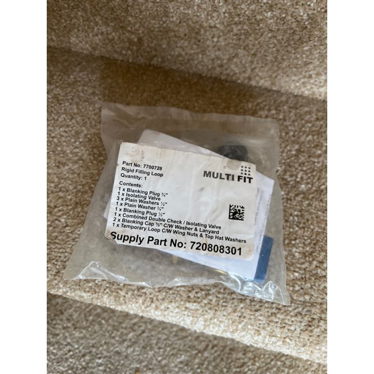 image for Multi fit loop kit for boiler room, new