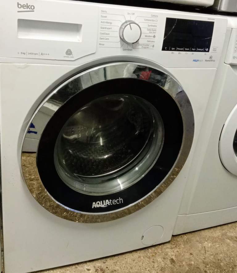 🚚 beko 9KG load big size drum washing machine can deliver £110