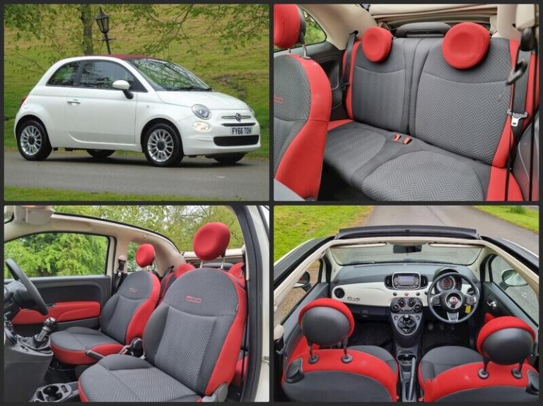 2016 Fiat 500 0.9 TwinAir Pop Star 2dr CONVERTIBLE PETROL Manual