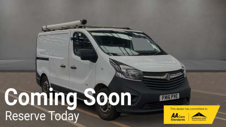 2016 Vauxhall Vivaro 1.6 CDTi 2900 ecoFLEX Panel Van 5dr Diesel Manual L1 H1 Euro 5 (s/s) (90 ps ...