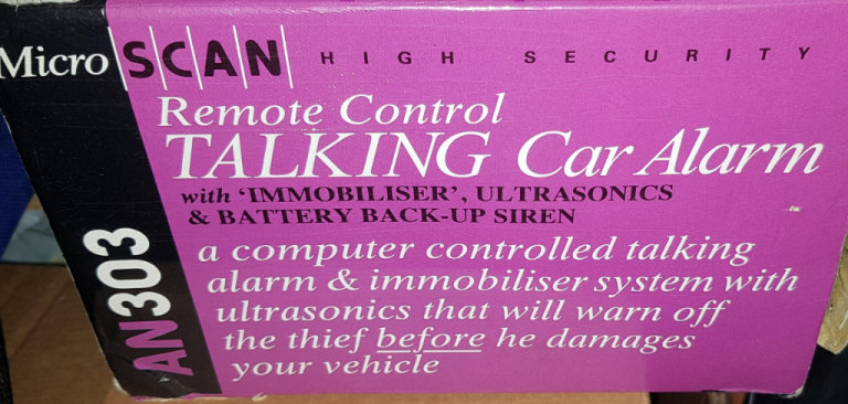 Remote Control Talking Car Alarm