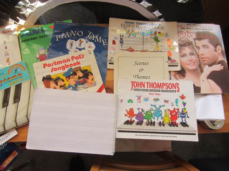 Collection of Music piano Lessons Books