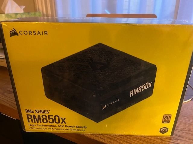 For Sale - Brand New Still Sealed Corsair RMX Series RM859x High Performance Power Supply