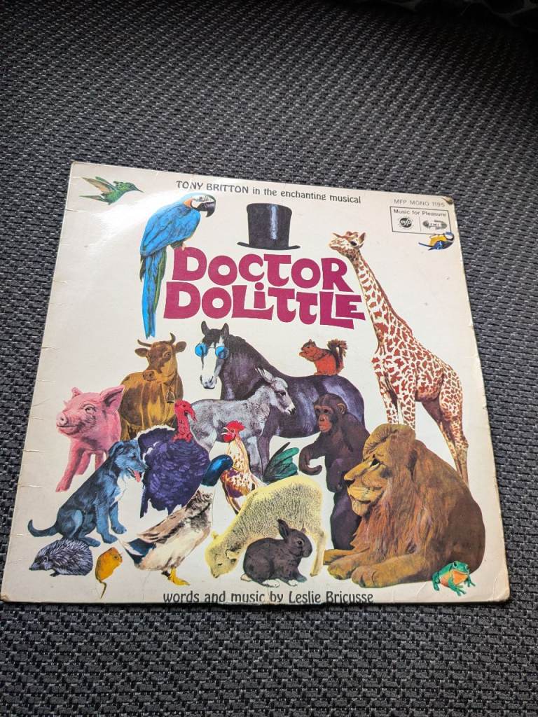 Doctor Dolittle Vinyl Soundtrack - Fair Condition