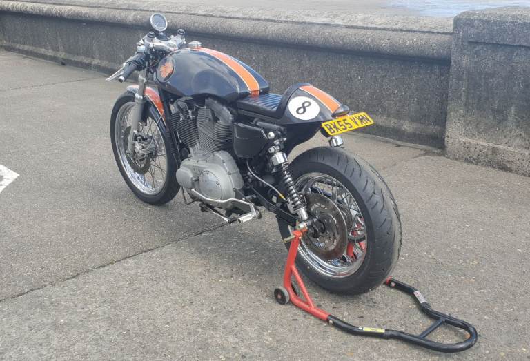 Unique Stunning Harley XL883 Cafe Racer