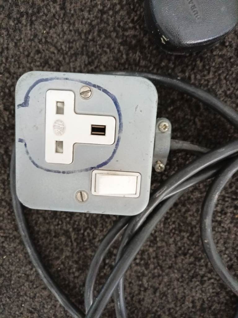 Extension Lead Grey metal socket Good Condition | in Bowerhill ...