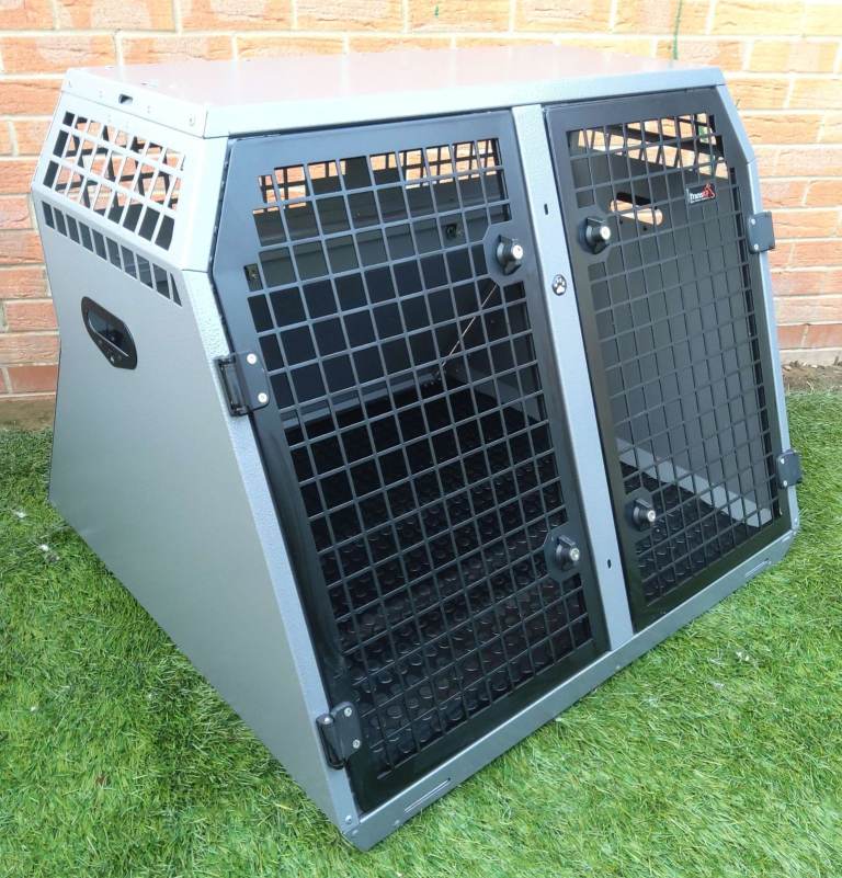 Trans K9 (B7) Transport double dog cage (Lockable & Crash Tested) TransK9