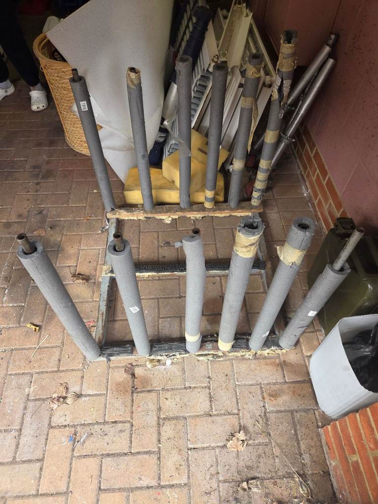 5 Slot Windscreen Storage Rack Heavy Duty Steel Glass Holder