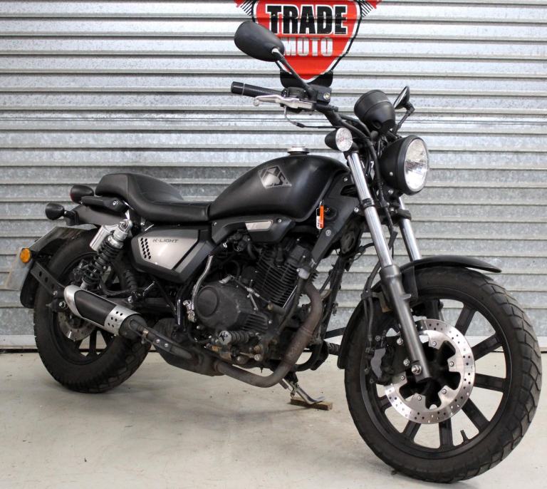 2023 23 KEEWAY K-LIGHT 125 E5 LEARNER LEGAL TRADE SALE BLACK 5640MILES NEW MOT