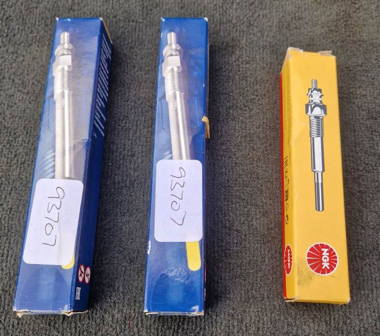 3 glow plugs for fiat 2011 1.3 multijet