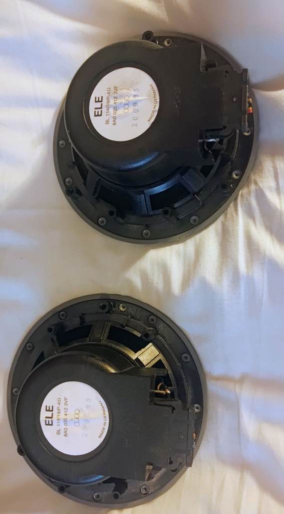 Audi genuine car door speakers 