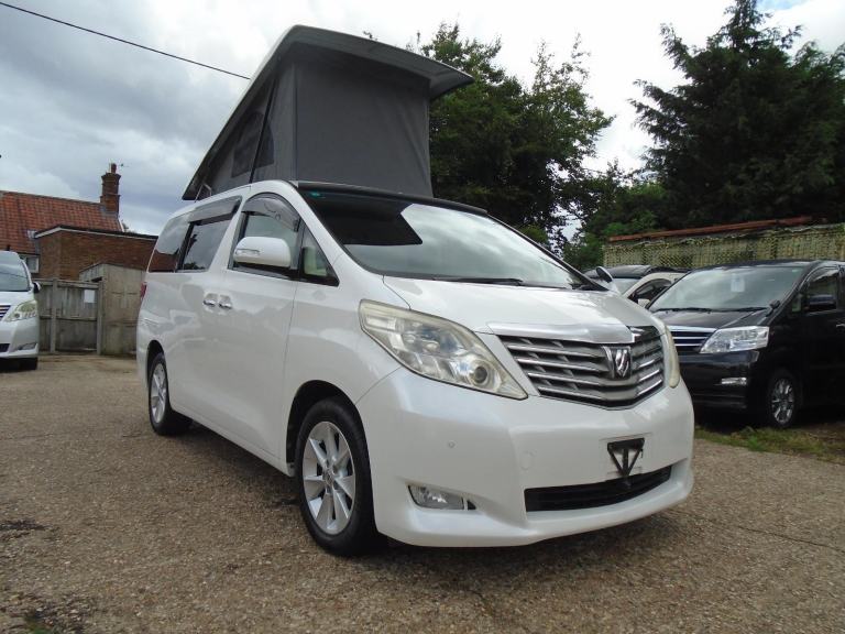 2010 TOYOTA ALPHARD CAMPER VAN ,MOTORHOME,~OFF GRID SOLAR~BEST UK PRICE~