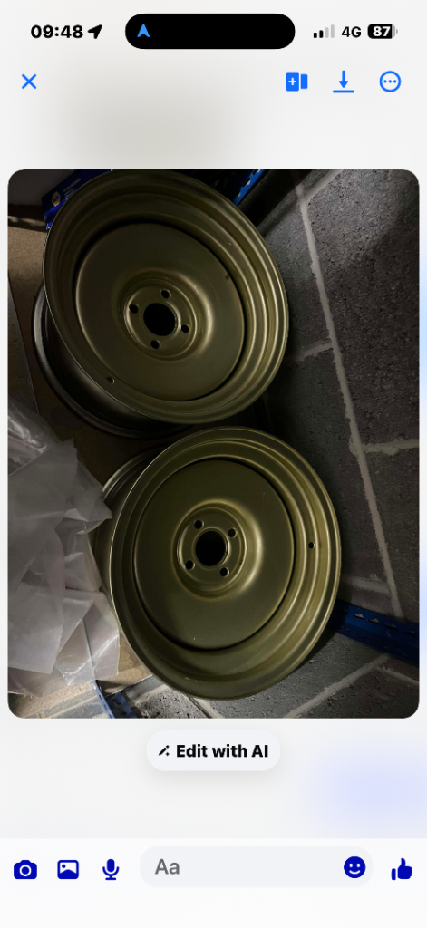 15”  wheels (smoothies) 