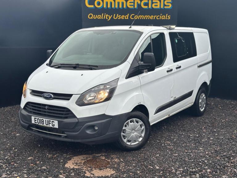 2018 Ford Transit Custom 2.0 TDCi 105ps Low Roof D/Cab Van PANEL VAN DIESEL Manual