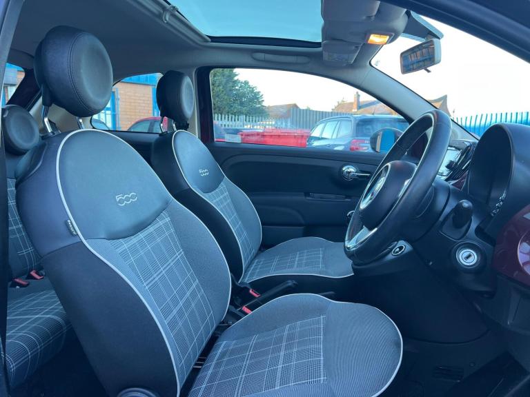 2018 Fiat 500 1.2 Lounge Euro 6 (s/s) 3dr HATCHBACK Petrol Manual