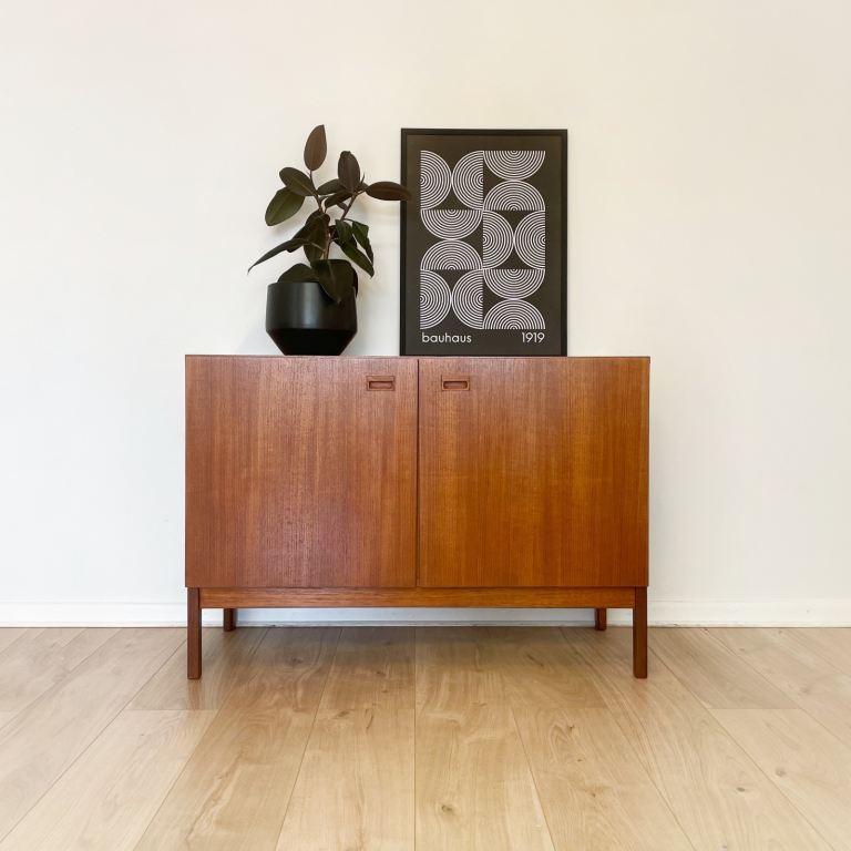 Mid century teak sideboard / record cabinet / TV unit in Danish style