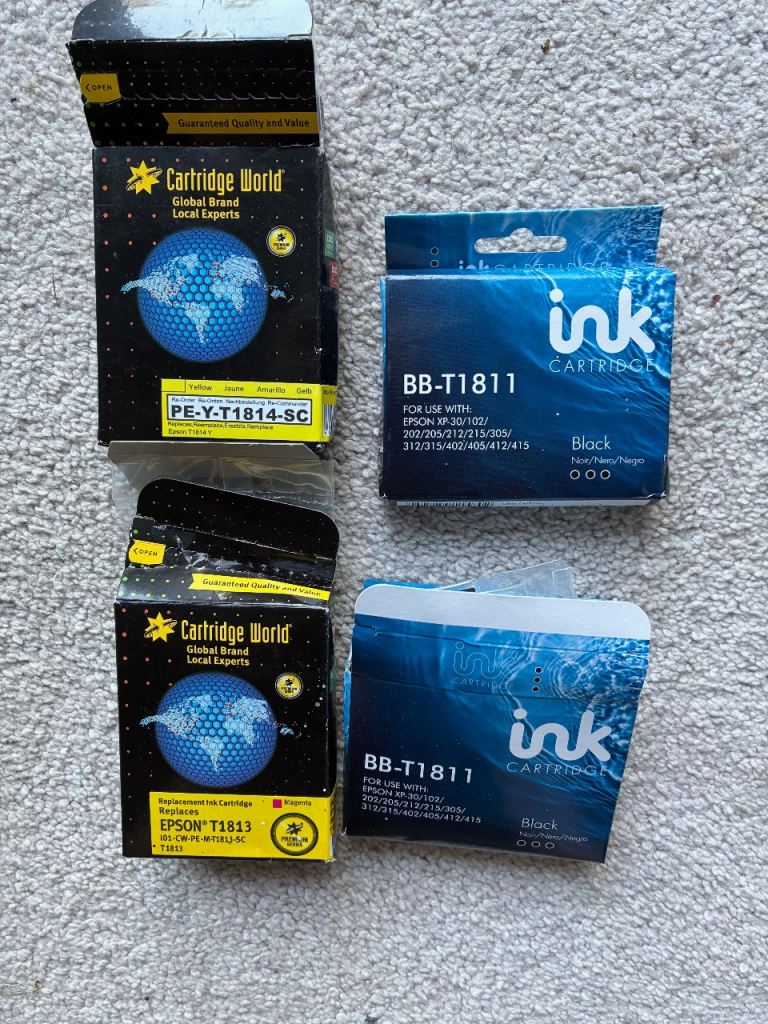 Inkjet Cartridges for Epson printer