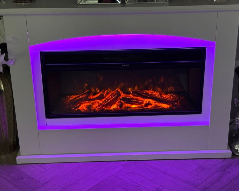 Beautiful fireplace 
