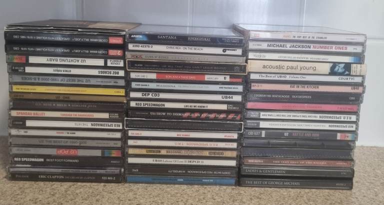 Around 46 CDs for Sale. 