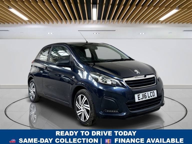 2016 Peugeot 108 1.0 Active 3dr HATCHBACK PETROL Manual