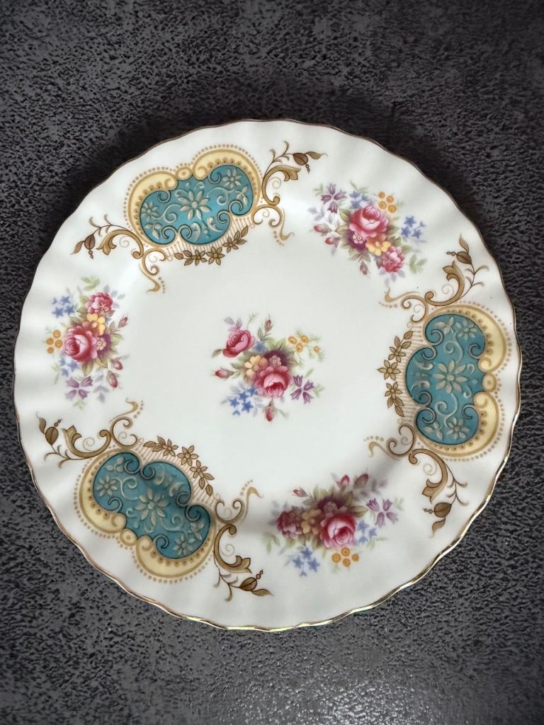 Royal Albert china side plates x 6