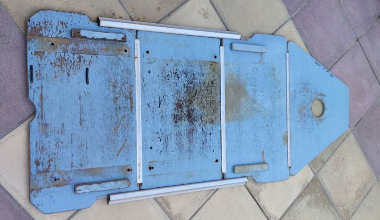 Removable wooden floor for SIB inflatable boat.