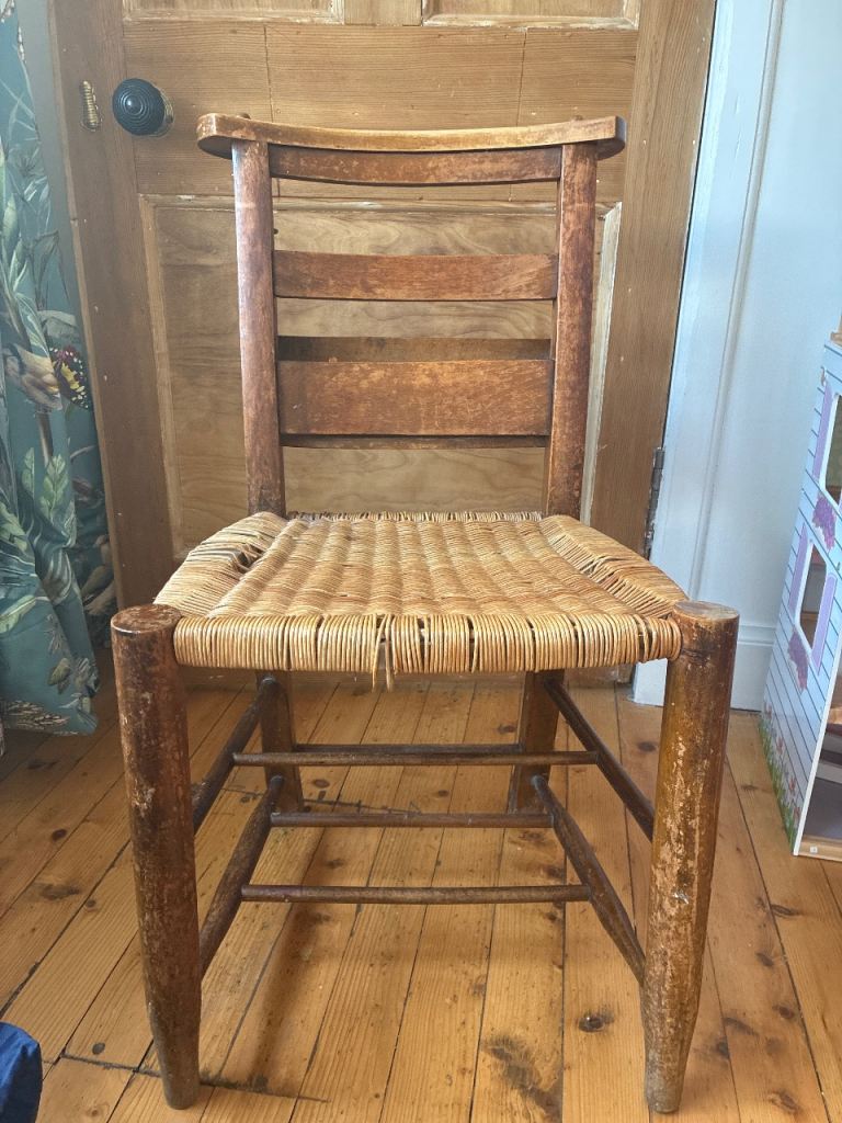 *NOW GONE* Church chair - vintage 